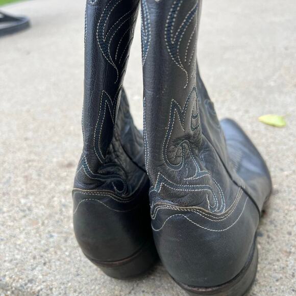 Dan Post cowboy boots, ranch work rodeo, men's size 10D - Picture 9 of 10